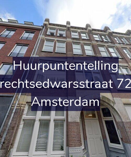 Foto gevel Huurpuntentelling voor Utrechtsedwarsstraat 72-E, Amsterdam