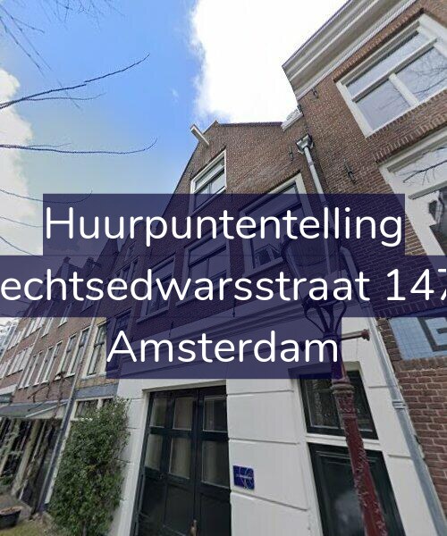 Foto gevel Huurpuntentelling voor Utrechtsedwarsstraat 147-B, Amsterdam
