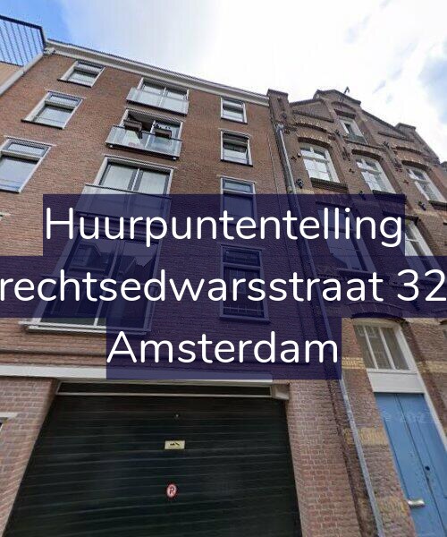 Foto gevel Huurpuntentelling voor Utrechtsedwarsstraat 32-C, Amsterdam