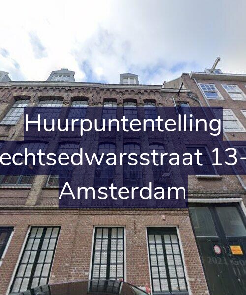 Foto gevel Huurpuntentelling voor Utrechtsedwarsstraat 13-H2, Amsterdam