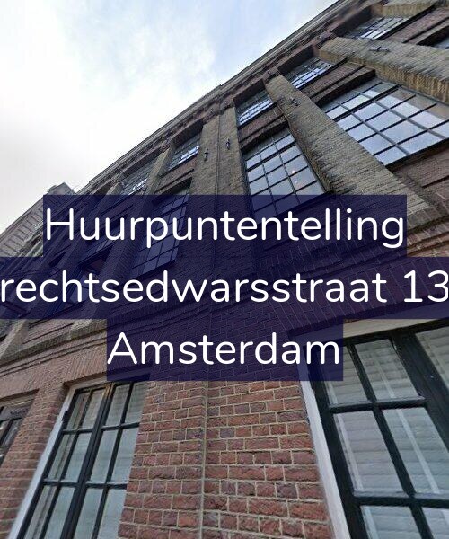 Foto gevel Huurpuntentelling voor Utrechtsedwarsstraat 13-3, Amsterdam