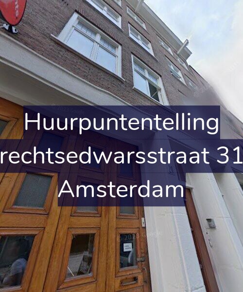 Foto gevel Huurpuntentelling voor Utrechtsedwarsstraat 31-3, Amsterdam