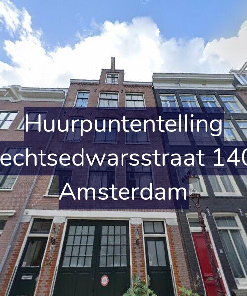 Foto gevel Huurpuntentelling voor Utrechtsedwarsstraat 140-B, Amsterdam