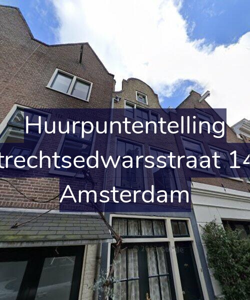 Foto gevel Huurpuntentelling voor Utrechtsedwarsstraat 145, Amsterdam