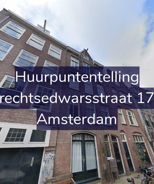 Foto gevel Huurpuntentelling voor Utrechtsedwarsstraat 17-B, Amsterdam