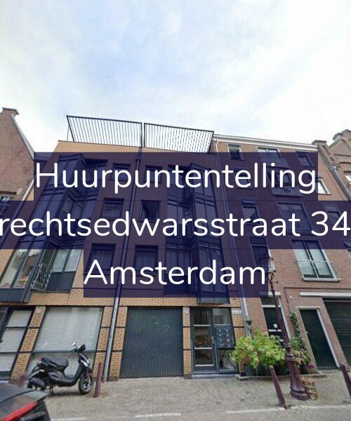 Foto gevel Huurpuntentelling voor Utrechtsedwarsstraat 34-G, Amsterdam