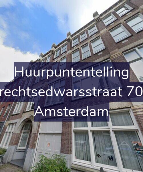 Foto gevel Huurpuntentelling voor Utrechtsedwarsstraat 70-A, Amsterdam