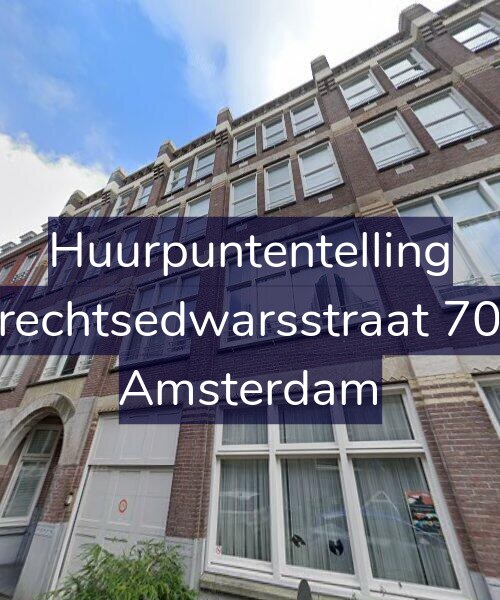 Foto gevel Huurpuntentelling voor Utrechtsedwarsstraat 70-C, Amsterdam