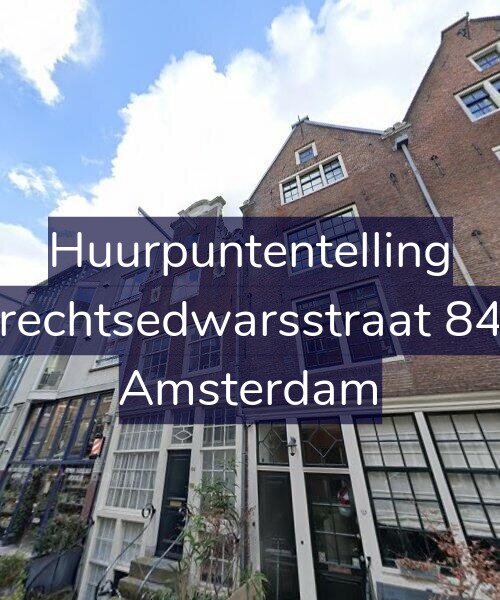 Foto gevel Huurpuntentelling voor Utrechtsedwarsstraat 84-1, Amsterdam