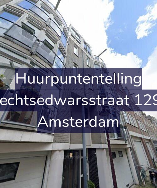 Foto gevel Huurpuntentelling voor Utrechtsedwarsstraat 129-D, Amsterdam