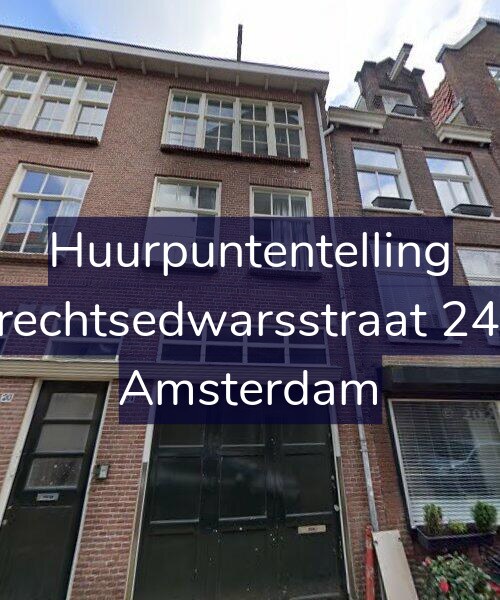 Foto gevel Huurpuntentelling voor Utrechtsedwarsstraat 24-H, Amsterdam