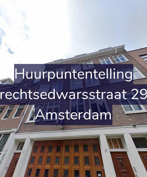 Foto gevel Huurpuntentelling voor Utrechtsedwarsstraat 29-3, Amsterdam