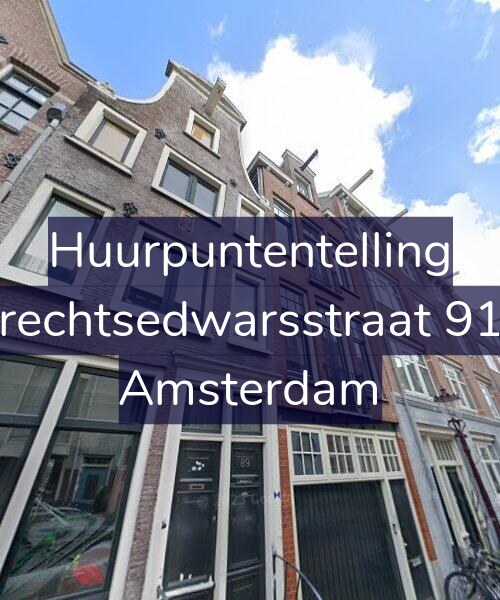Foto gevel Huurpuntentelling voor Utrechtsedwarsstraat 91-1, Amsterdam