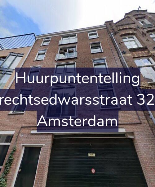 Foto gevel Huurpuntentelling voor Utrechtsedwarsstraat 32-D, Amsterdam