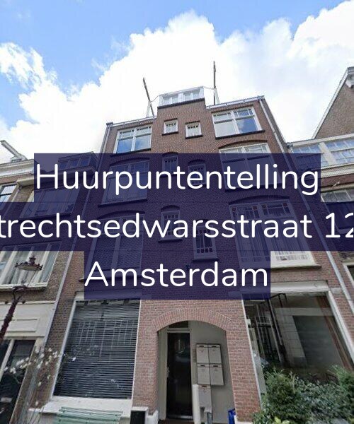 Foto gevel Huurpuntentelling voor Utrechtsedwarsstraat 122, Amsterdam