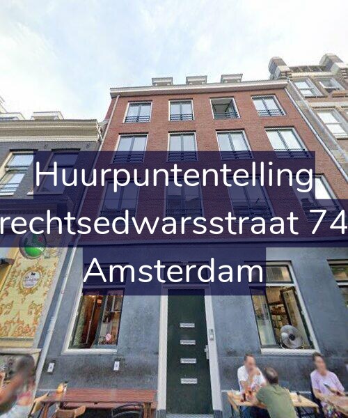 Foto gevel Huurpuntentelling voor Utrechtsedwarsstraat 74-B, Amsterdam
