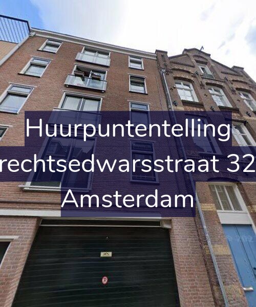 Foto gevel Huurpuntentelling voor Utrechtsedwarsstraat 32-A, Amsterdam