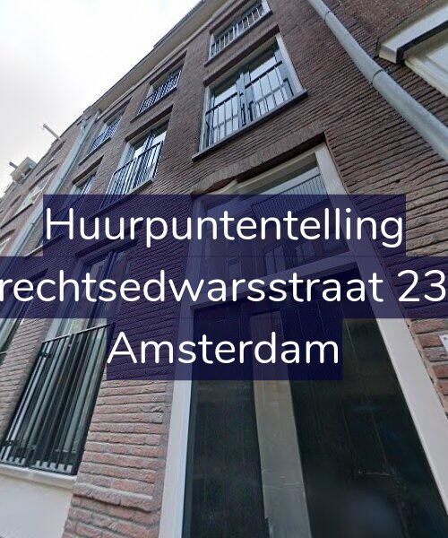 Foto gevel Huurpuntentelling voor Utrechtsedwarsstraat 23-A, Amsterdam
