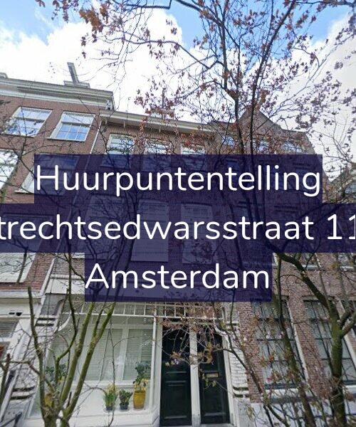 Foto gevel Huurpuntentelling voor Utrechtsedwarsstraat 112, Amsterdam