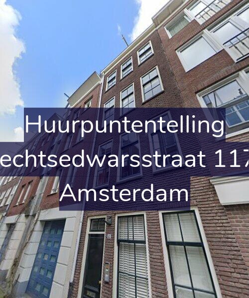 Foto gevel Huurpuntentelling voor Utrechtsedwarsstraat 117-A, Amsterdam
