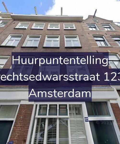 Foto gevel Huurpuntentelling voor Utrechtsedwarsstraat 123-1, Amsterdam