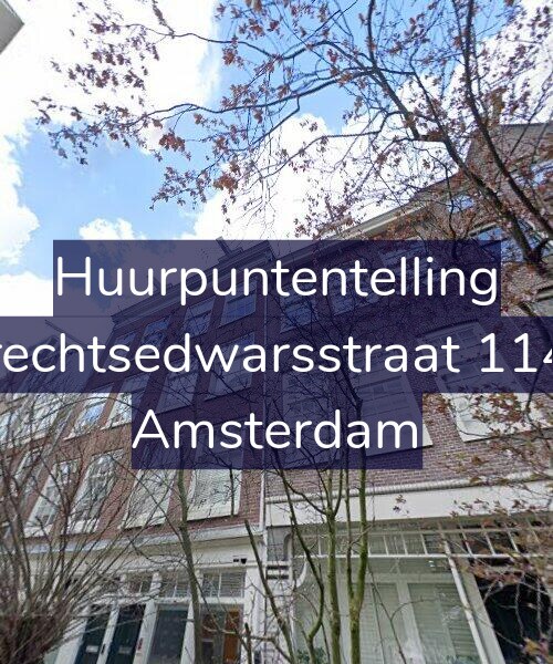 Foto gevel Huurpuntentelling voor Utrechtsedwarsstraat 114-2, Amsterdam