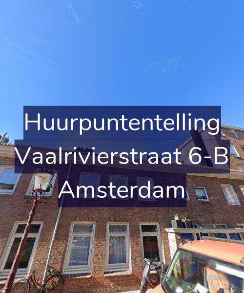 Foto gevel Huurpuntentelling voor Vaalrivierstraat 6-B, Amsterdam