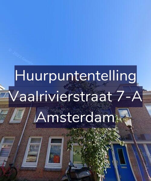 Foto gevel Huurpuntentelling voor Vaalrivierstraat 7-A, Amsterdam