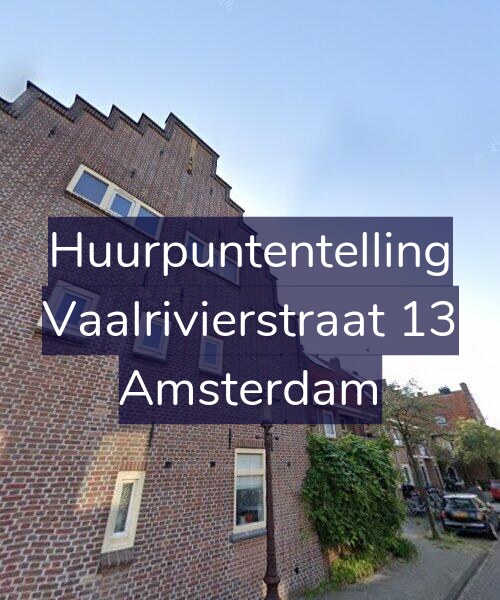 Foto gevel Huurpuntentelling voor Vaalrivierstraat 13, Amsterdam