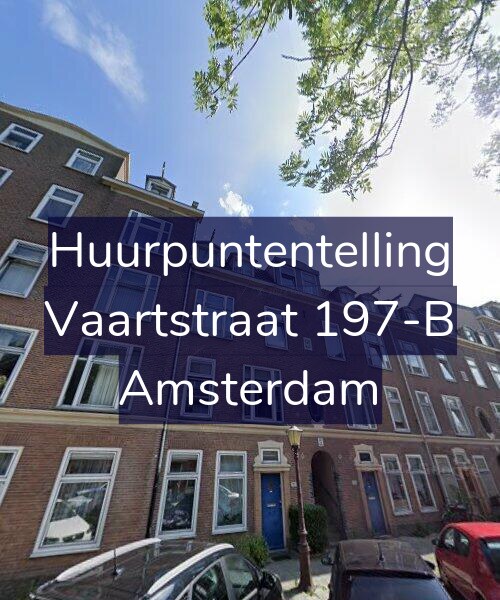 Foto gevel Huurpuntentelling voor Vaartstraat 197-B, Amsterdam