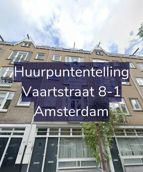 Foto gevel Huurpuntentelling voor Vaartstraat 8-1, Amsterdam