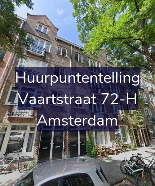 Foto gevel Huurpuntentelling voor Vaartstraat 72-H, Amsterdam