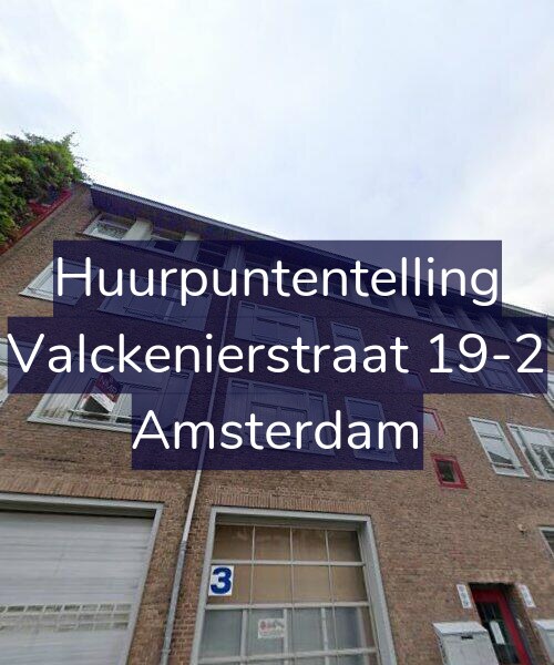 Foto gevel Huurpuntentelling voor Valckenierstraat 19-2, Amsterdam