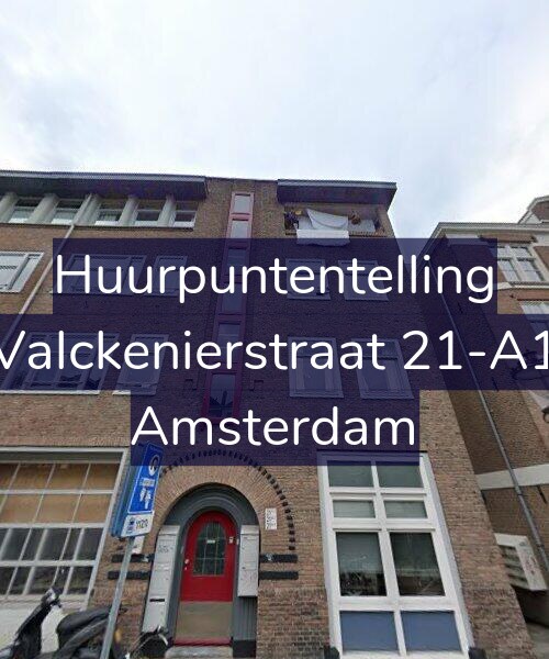 Foto gevel Huurpuntentelling voor Valckenierstraat 21-A1, Amsterdam