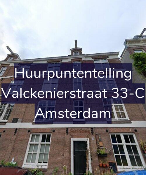 Foto gevel Huurpuntentelling voor Valckenierstraat 33-C, Amsterdam