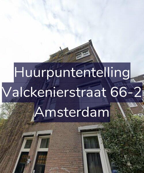 Foto gevel Huurpuntentelling voor Valckenierstraat 66-2, Amsterdam