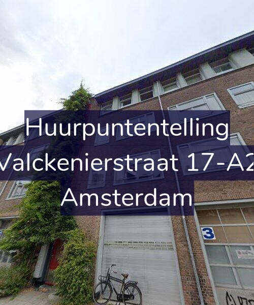 Foto gevel Huurpuntentelling voor Valckenierstraat 17-A2, Amsterdam