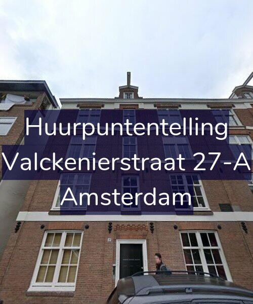 Foto gevel Huurpuntentelling voor Valckenierstraat 27-A, Amsterdam