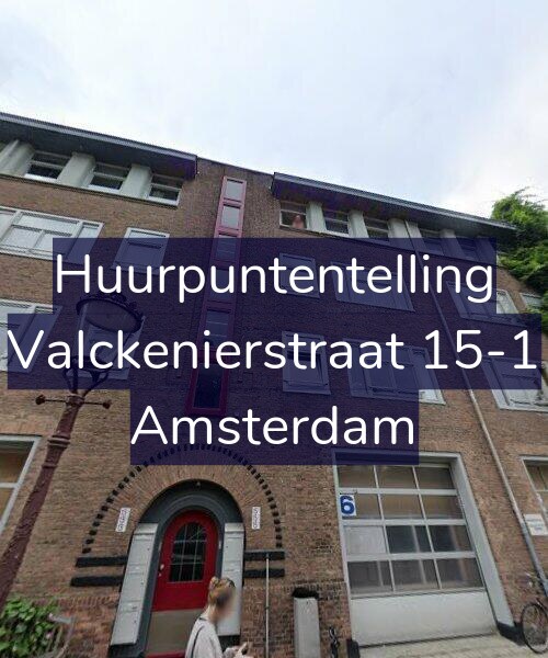 Foto gevel Huurpuntentelling voor Valckenierstraat 15-1, Amsterdam