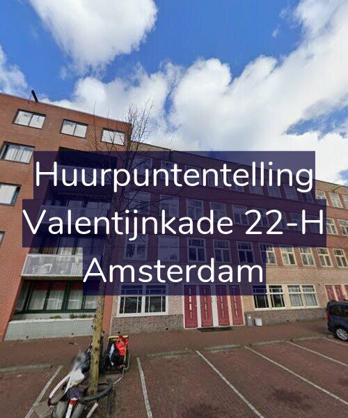 Foto gevel Huurpuntentelling voor Valentijnkade 22-H, Amsterdam