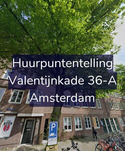 Foto gevel Huurpuntentelling voor Valentijnkade 36-A, Amsterdam
