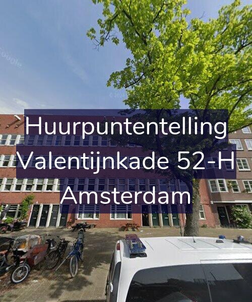 Foto gevel Huurpuntentelling voor Valentijnkade 52-H, Amsterdam