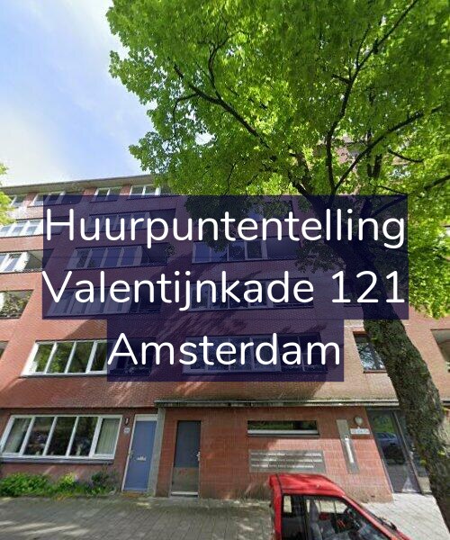 Foto gevel Huurpuntentelling voor Valentijnkade 121, Amsterdam