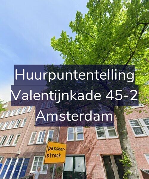 Foto gevel Huurpuntentelling voor Valentijnkade 45-2, Amsterdam