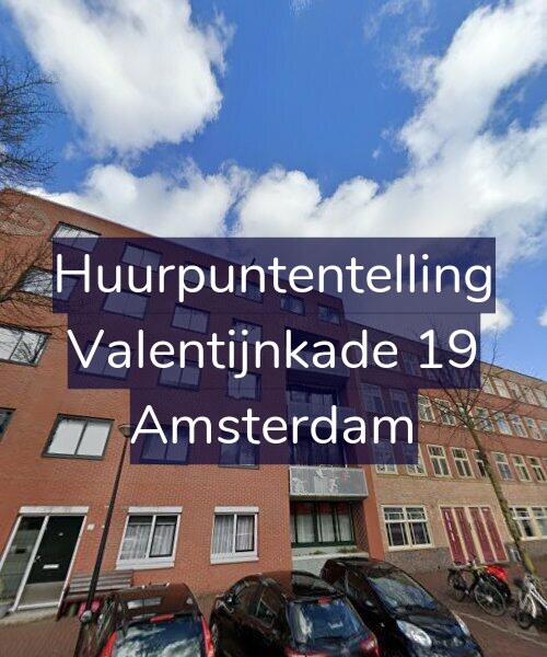 Foto gevel Huurpuntentelling voor Valentijnkade 19, Amsterdam