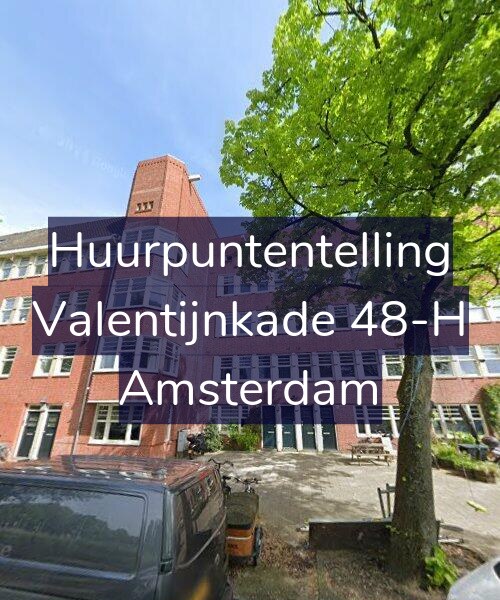 Foto gevel Huurpuntentelling voor Valentijnkade 48-H, Amsterdam