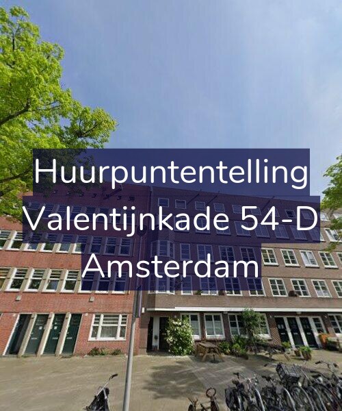 Foto gevel Huurpuntentelling voor Valentijnkade 54-D, Amsterdam