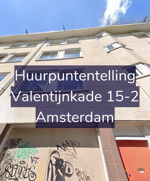 Foto gevel Huurpuntentelling voor Valentijnkade 15-2, Amsterdam