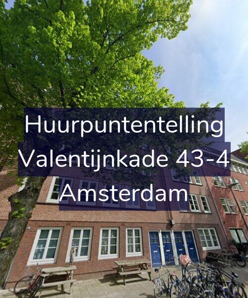 Foto gevel Huurpuntentelling voor Valentijnkade 43-4, Amsterdam