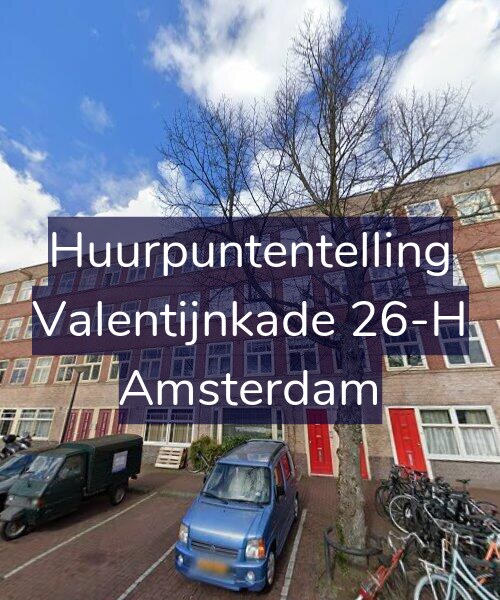 Foto gevel Huurpuntentelling voor Valentijnkade 26-H, Amsterdam
